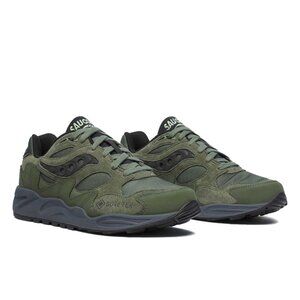 NEW Saucony Grid Shadow 2 GTX Shoes!  Green  Black  Grey  Gore-Tex S70840-2